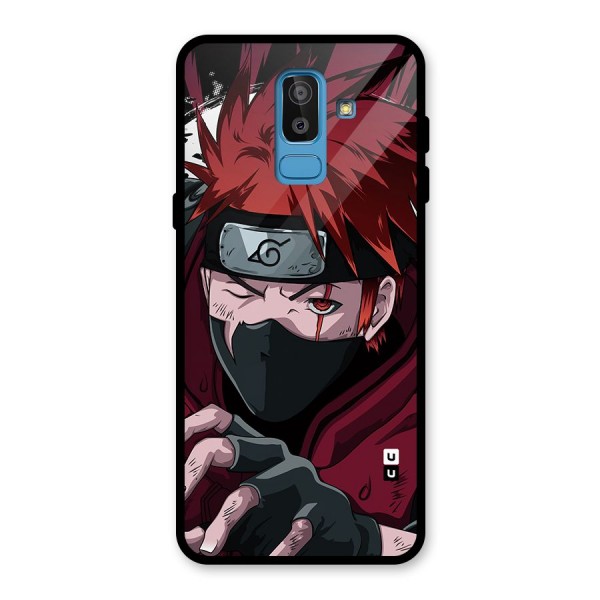 Naruto Ready Action Glass Back Case for Galaxy J8