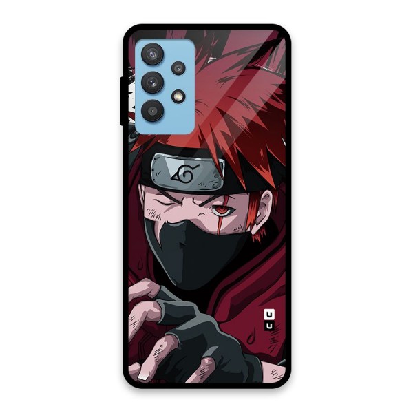 Naruto Ready Action Glass Back Case for Galaxy M32 5G