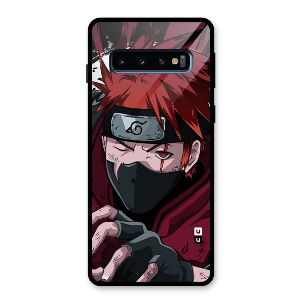 Naruto Ready Action Glass Back Case for Galaxy S10