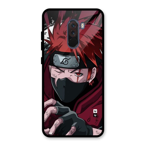 Naruto Ready Action Glass Back Case for Poco F1