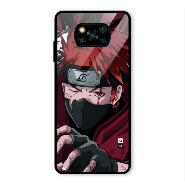 Naruto Ready Action Glass Back Case for Poco X3 Pro