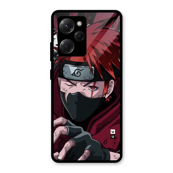 Naruto Ready Action Glass Back Case for Poco X5 Pro