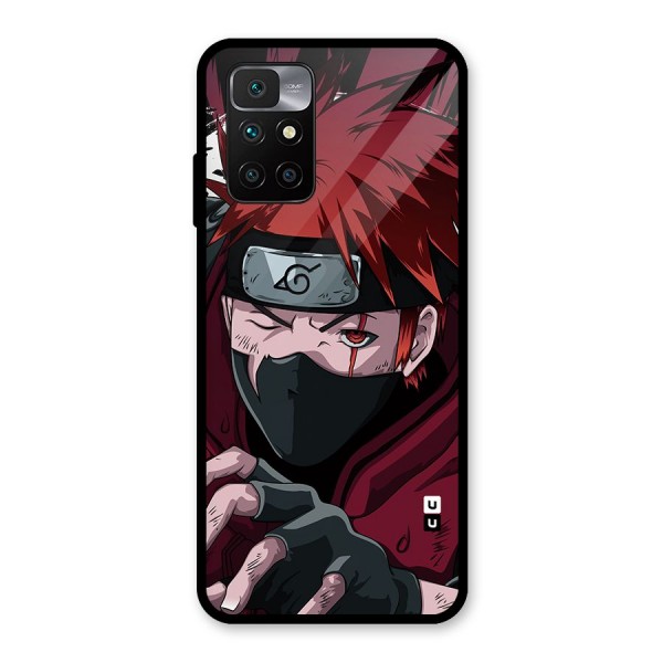 Naruto Ready Action Glass Back Case for Redmi 10 Prime