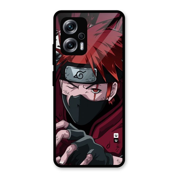 Naruto Ready Action Glass Back Case for Redmi K50i