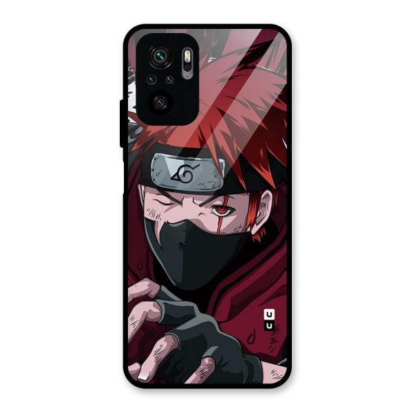 Naruto Ready Action Glass Back Case for Redmi Note 10