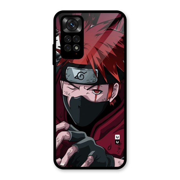 Naruto Ready Action Glass Back Case for Redmi Note 11