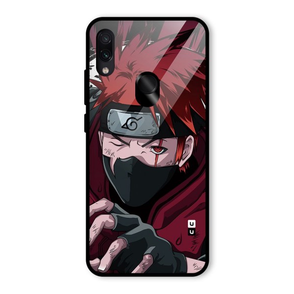 Naruto Ready Action Glass Back Case for Redmi Note 7