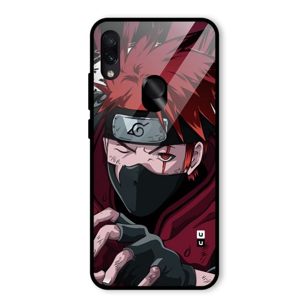 Naruto Ready Action Glass Back Case for Redmi Note 7S