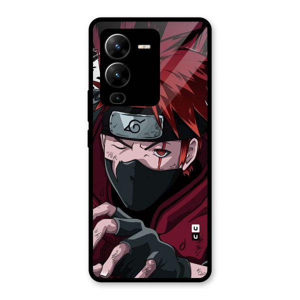 Naruto Ready Action Glass Back Case for Vivo V25 Pro