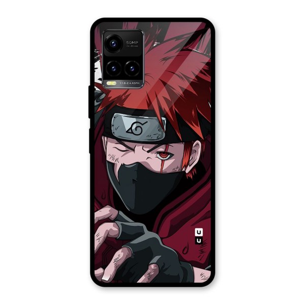 Naruto Ready Action Glass Back Case for Vivo Y21A