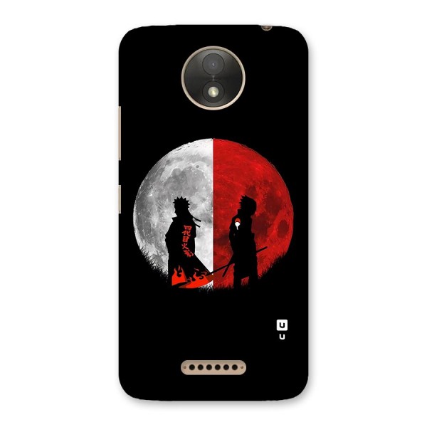 Naruto Shadow Hokage Moon Back Case for Moto C Plus