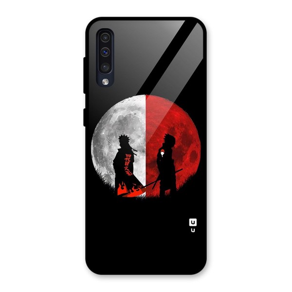 Naruto Shadow Hokage Moon Glass Back Case for Galaxy A50