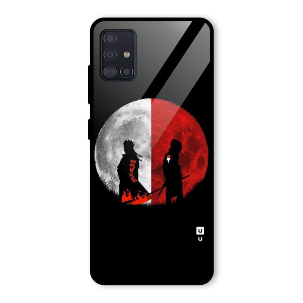 Naruto Shadow Hokage Moon Glass Back Case for Galaxy A51