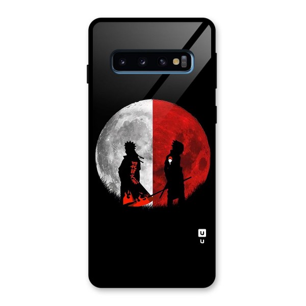 Naruto Shadow Hokage Moon Glass Back Case for Galaxy S10