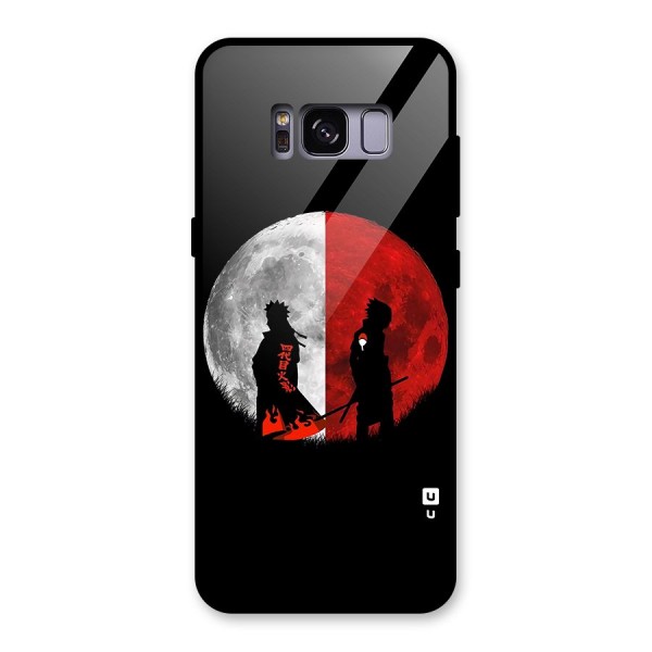 Naruto Shadow Hokage Moon Glass Back Case for Galaxy S8