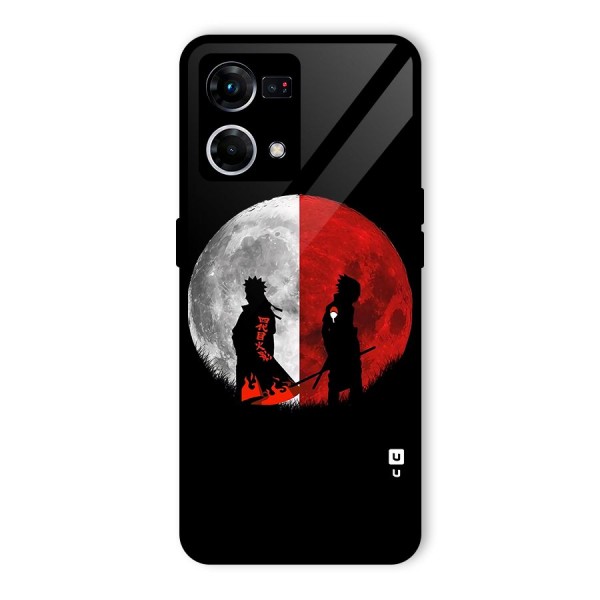 Naruto Shadow Hokage Moon Glass Back Case for Oppo F21 Pro 4G