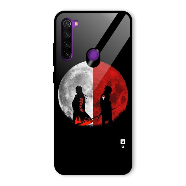 Naruto Shadow Hokage Moon Glass Back Case for Redmi Note 8