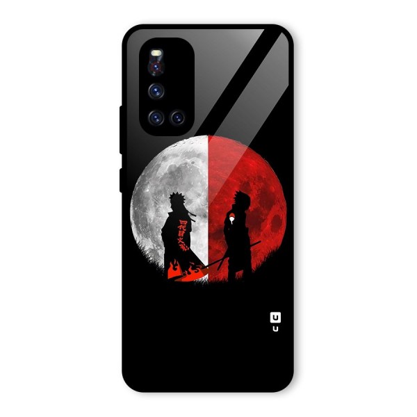 Naruto Shadow Hokage Moon Glass Back Case for Vivo V19