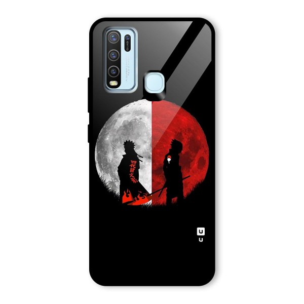 Naruto Shadow Hokage Moon Glass Back Case for Vivo Y50