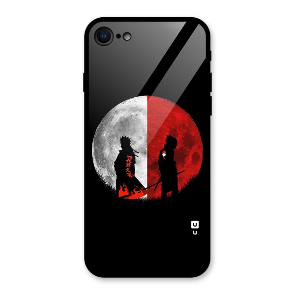 Naruto Shadow Hokage Moon Glass Back Case for iPhone 7