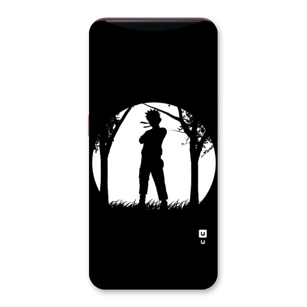 Naruto Silhouette Back Case for Oppo Find X