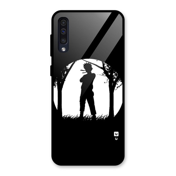 Naruto Silhouette Glass Back Case for Galaxy A50s