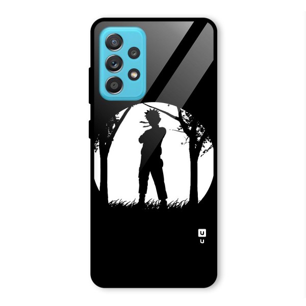 Naruto Silhouette Glass Back Case for Galaxy A52