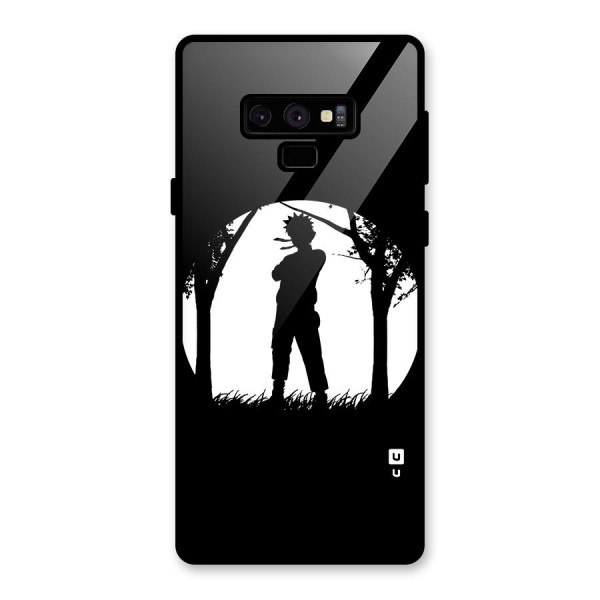 Naruto Silhouette Glass Back Case for Galaxy Note 9