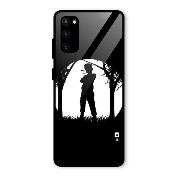 Naruto Silhouette Glass Back Case for Galaxy S20 FE