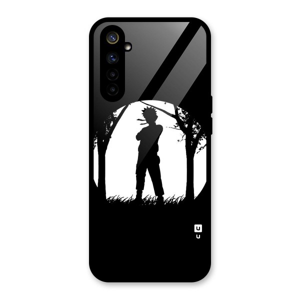 Naruto Silhouette Glass Back Case for Realme 6