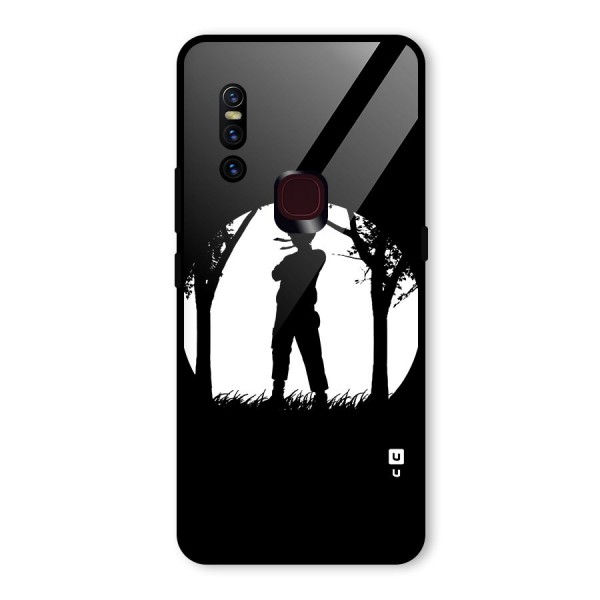 Naruto Silhouette Glass Back Case for Vivo V15