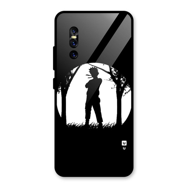 Naruto Silhouette Glass Back Case for Vivo V15 Pro