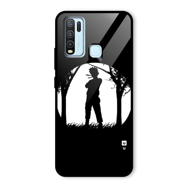 Naruto Silhouette Glass Back Case for Vivo Y50