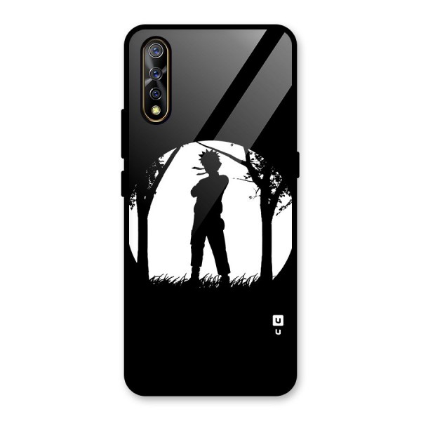 Naruto Silhouette Glass Back Case for Vivo Z1x