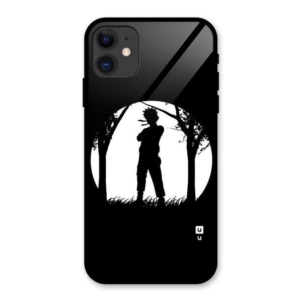 Naruto Silhouette Glass Back Case for iPhone 11