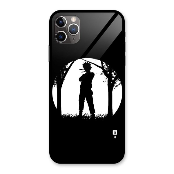 Naruto Silhouette Glass Back Case for iPhone 11 Pro Max