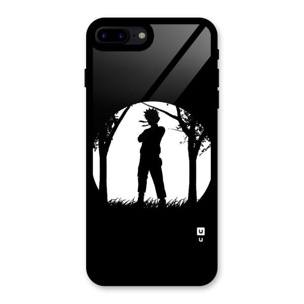 Naruto Silhouette Glass Back Case for iPhone 7 Plus