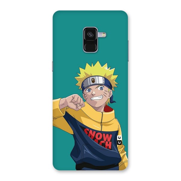 Naruto Snow Beach Art Back Case for Galaxy A8 Plus