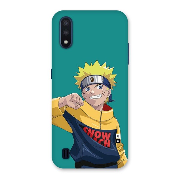 Naruto Snow Beach Art Back Case for Galaxy M01