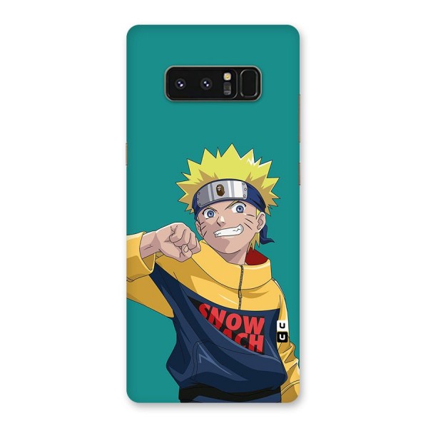 Naruto Snow Beach Art Back Case for Galaxy Note 8