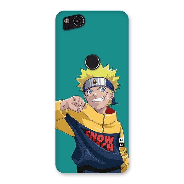 Naruto Snow Beach Art Back Case for Google Pixel 2