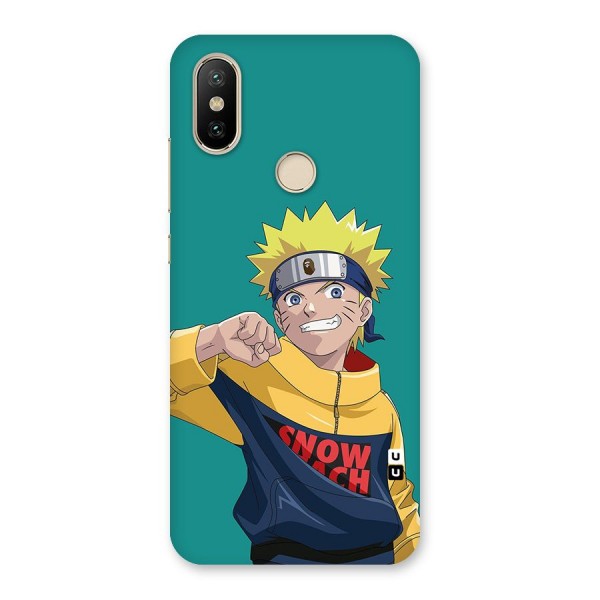 Naruto Snow Beach Art Back Case for Mi A2