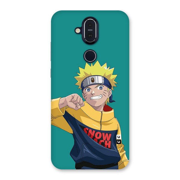 Naruto Snow Beach Art Back Case for Nokia 8.1