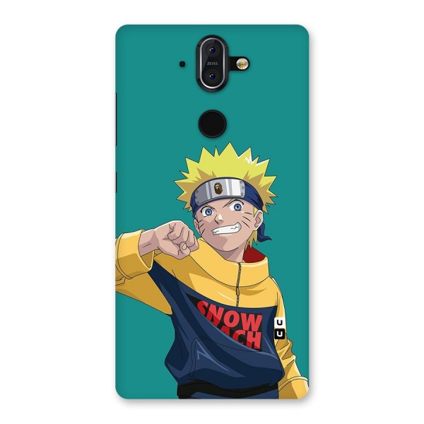 Naruto Snow Beach Art Back Case for Nokia 8 Sirocco