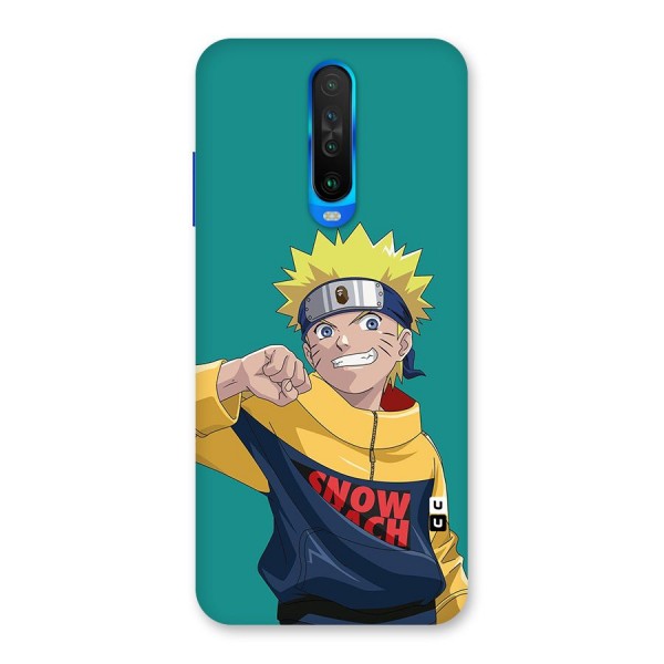 Naruto Snow Beach Art Back Case for Poco X2