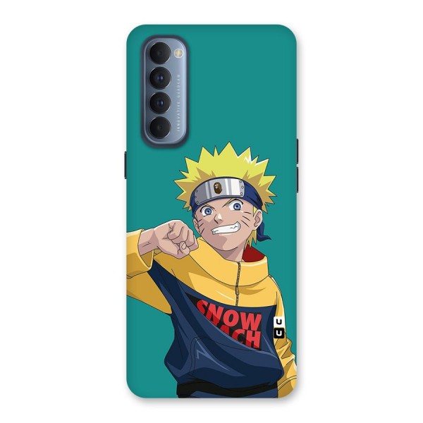 Naruto Snow Beach Art Back Case for Reno4 Pro