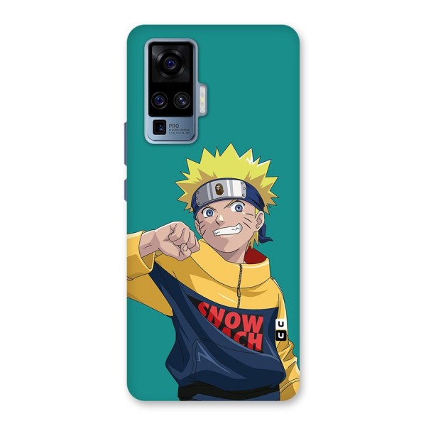 Naruto Snow Beach Art Back Case for Vivo X50 Pro