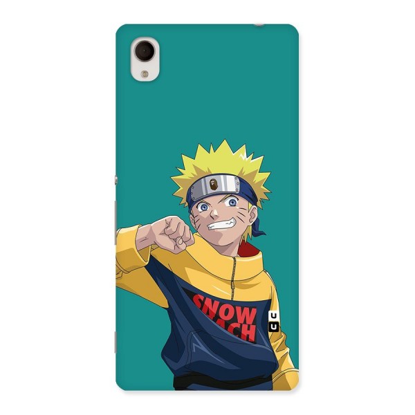 Naruto Snow Beach Art Back Case for Xperia M4 Aqua