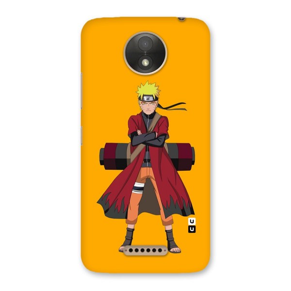 Naruto Uzumaki Art Back Case for Moto C Plus