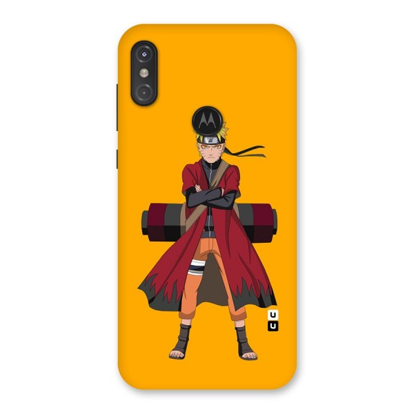 Naruto Uzumaki Art Back Case for Motorola One Power